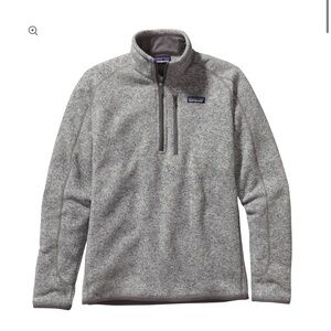 Patagonia Gray Quarter-Zip Fleece Pullover Men’s Medium